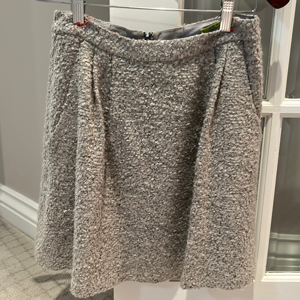 Alice And Olivia Sequinned Wool Skirt